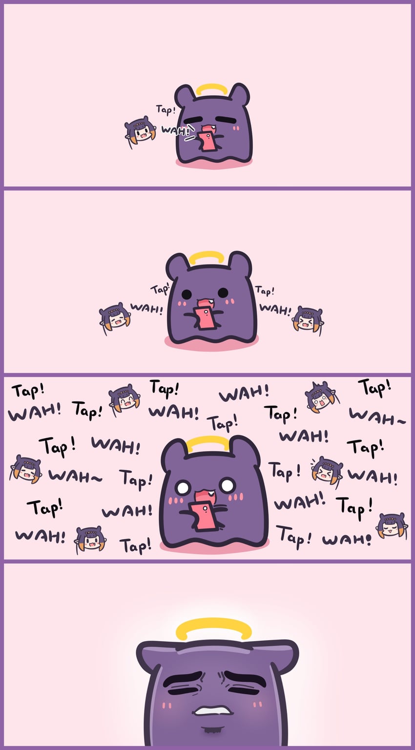 ninomae ina'nis and takodachi (hololive and 2 more) drawn by mpien