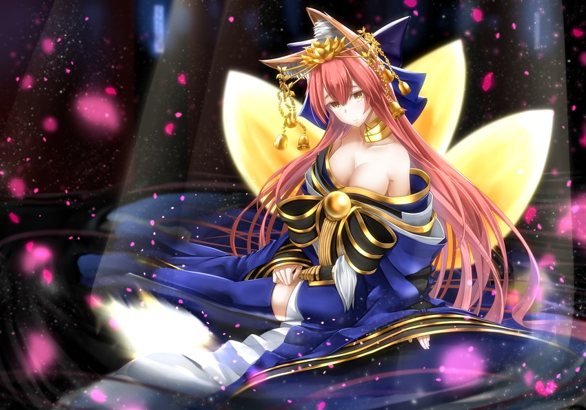 tamamo and tamamo no mae (fate and 2 more) drawn by totororo