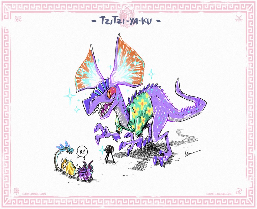 tzitzi-ya-ku (monster hunter and 1 more) drawn by eliz0r