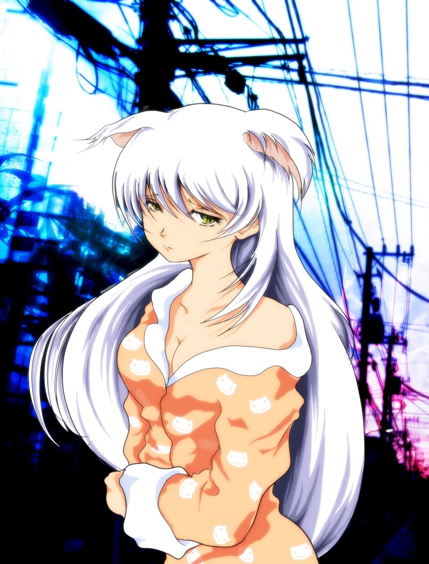 hanekawa tsubasa and black hanekawa (monogatari and 1 more) drawn by air_(kontoko316)