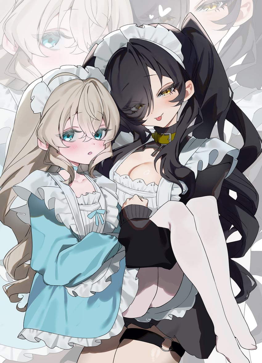 sendou remon and kirimi kiyoka (original) drawn by kote1
