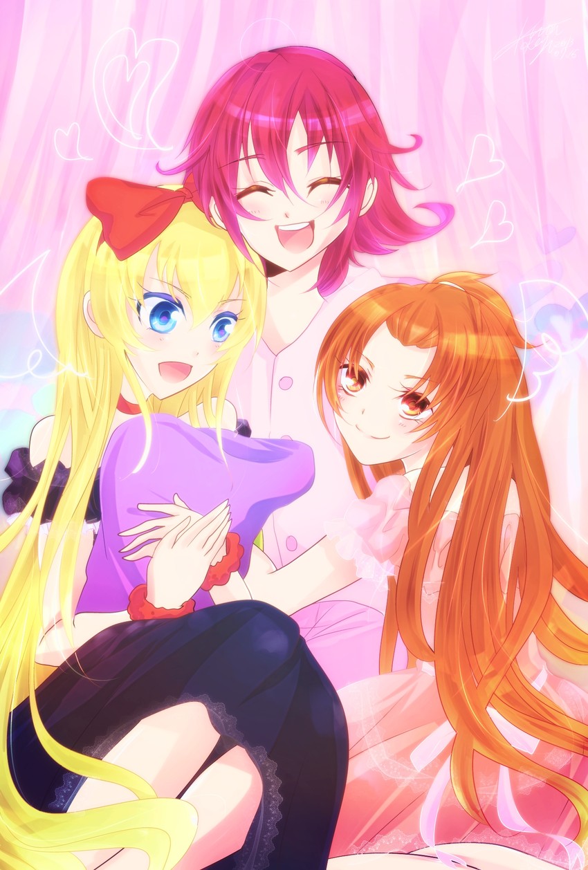 aida mana, regina, and madoka aguri (precure and 1 more) drawn by 95kazumi