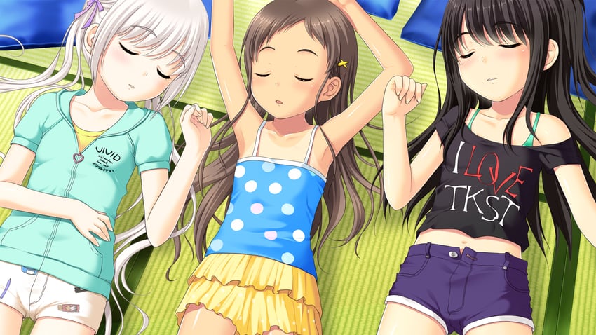 adachi tenka, sayama chie, and komako semenovich (shoujo ramune) drawn by nonohara_miki