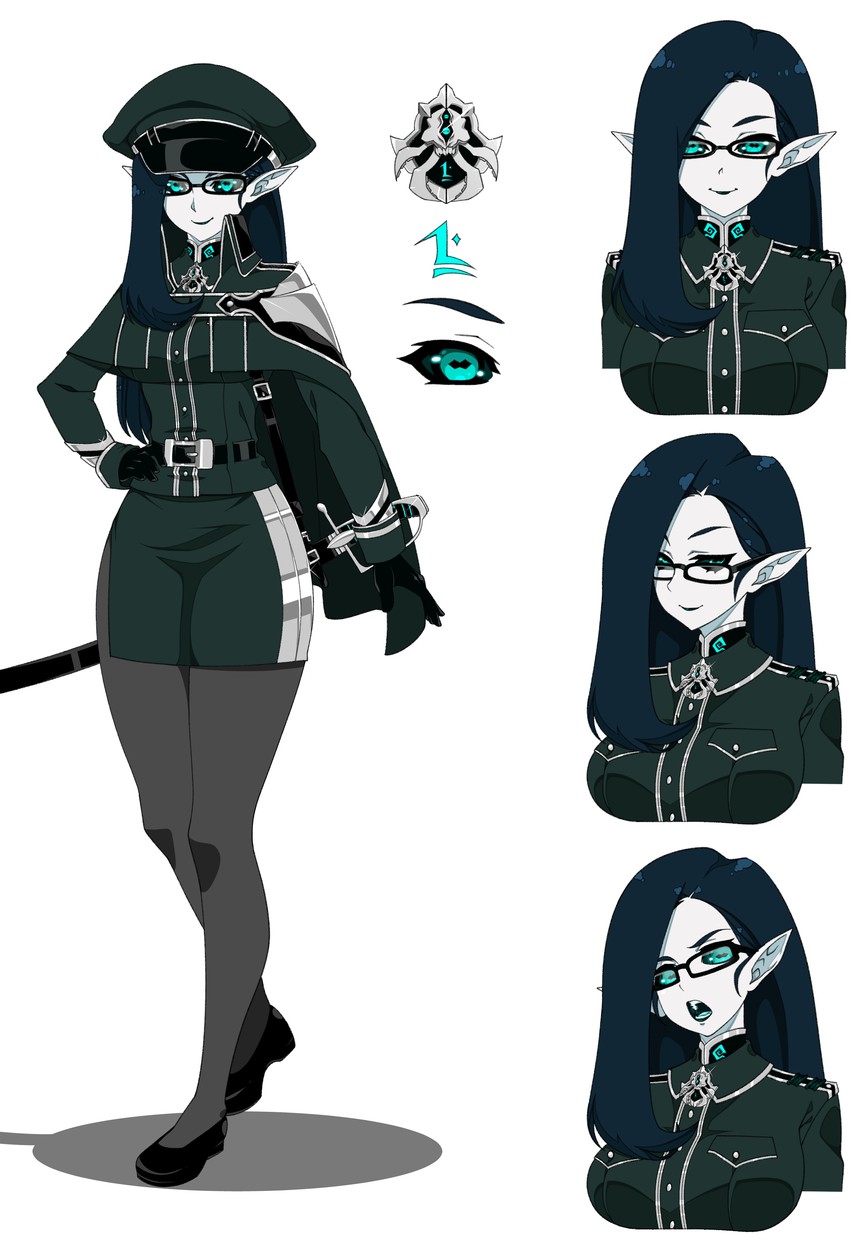 eldritch army officer (original) drawn by reddgeist