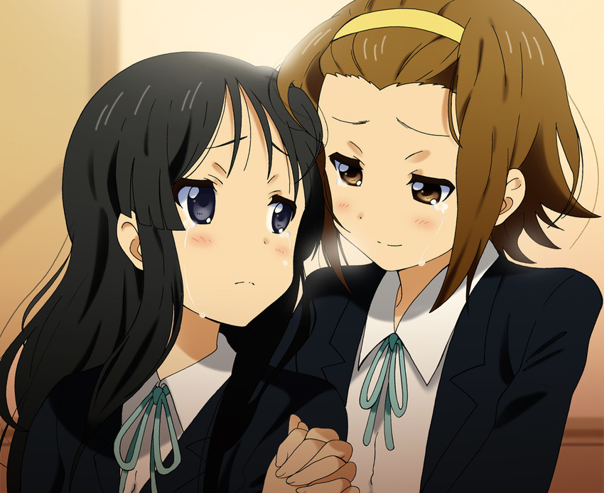 akiyama mio and tainaka ritsu (k-on!) drawn by yamasaki_wataru