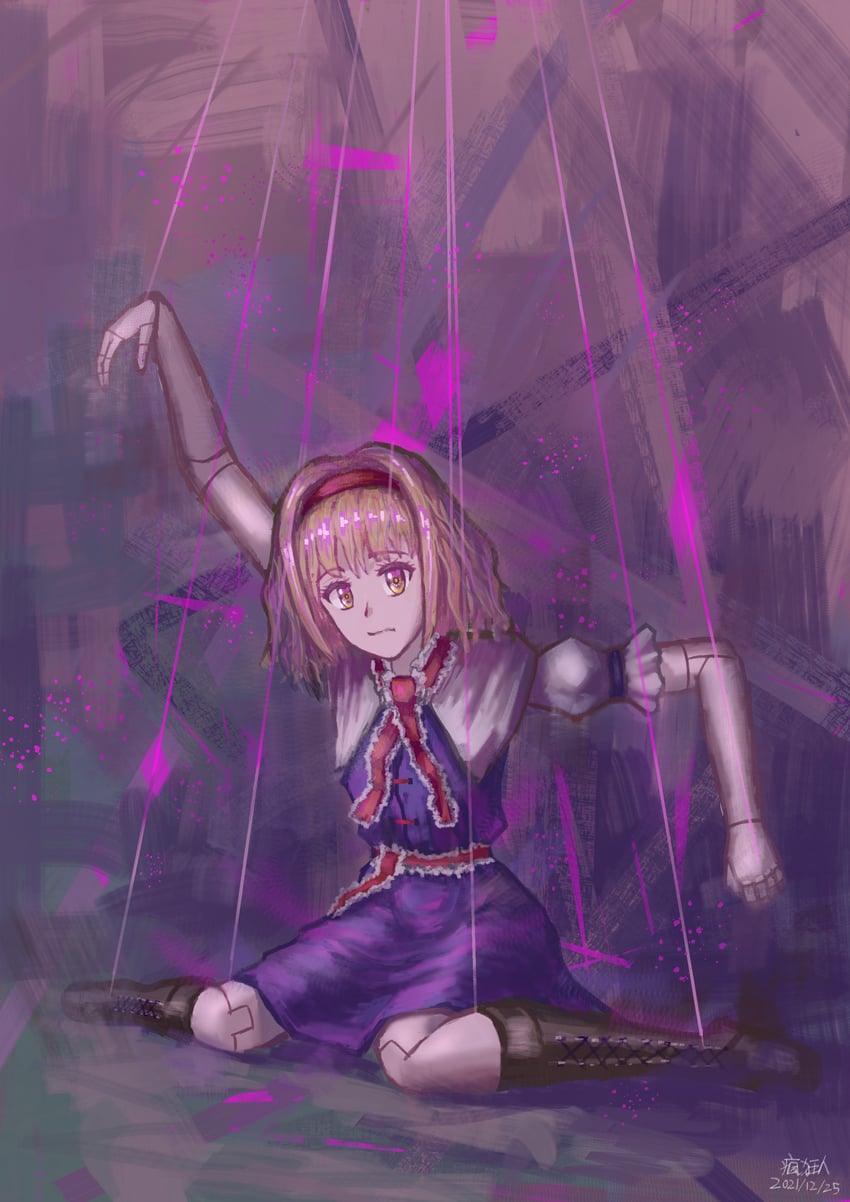 alice margatroid (touhou) drawn by crazy_man