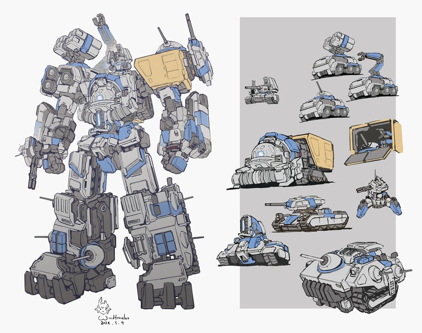 original and 3 more drawn by windforcelan