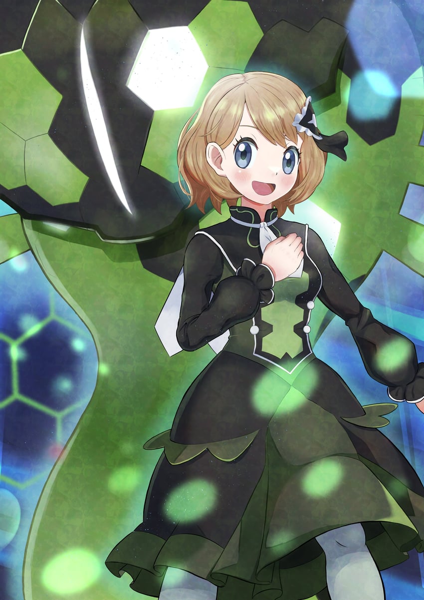 serena and zygarde (pokemon and 1 more) drawn by dosya_252