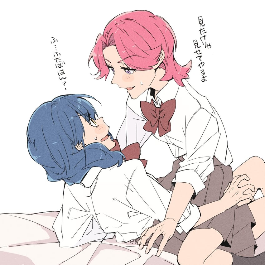 hanayagi kaoruko and isurugi futaba (shoujo kageki revue starlight) drawn by bbr_brbr