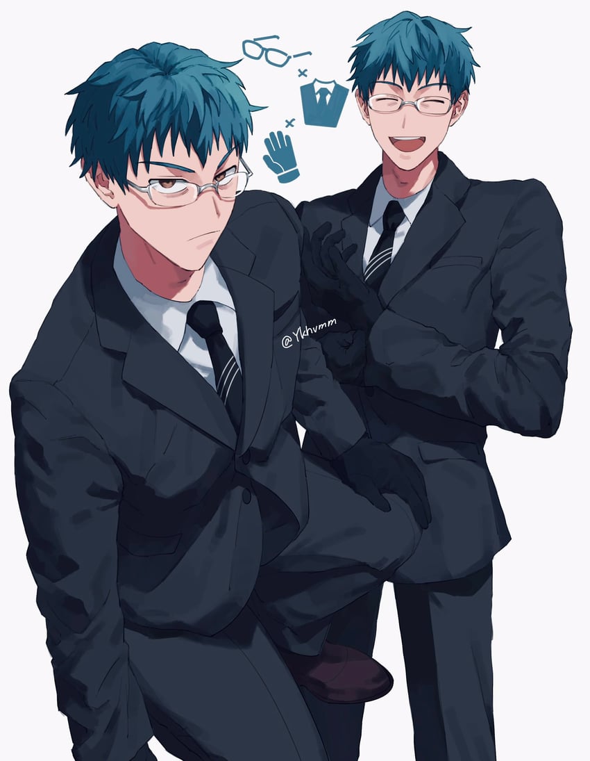 saitou hajime (fate and 1 more) drawn by ykhvmm