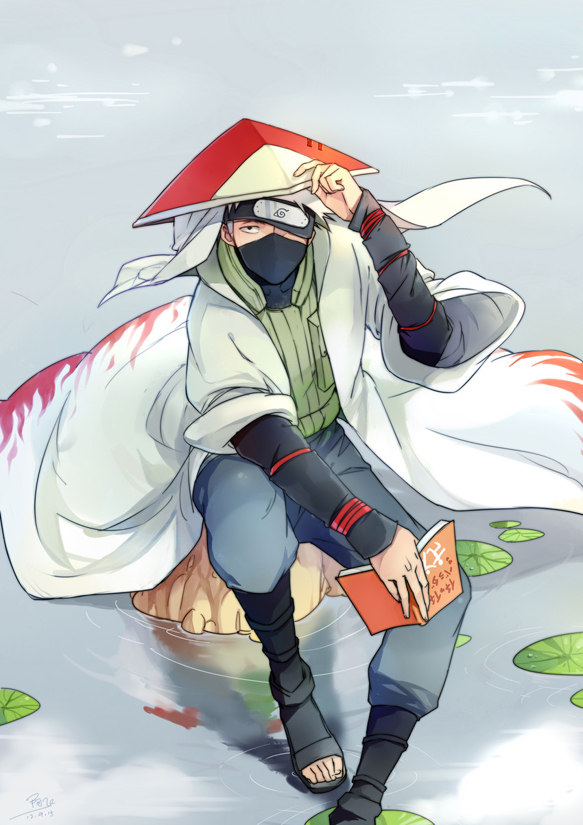 hatake kakashi (naruto and 1 more) drawn by linjie