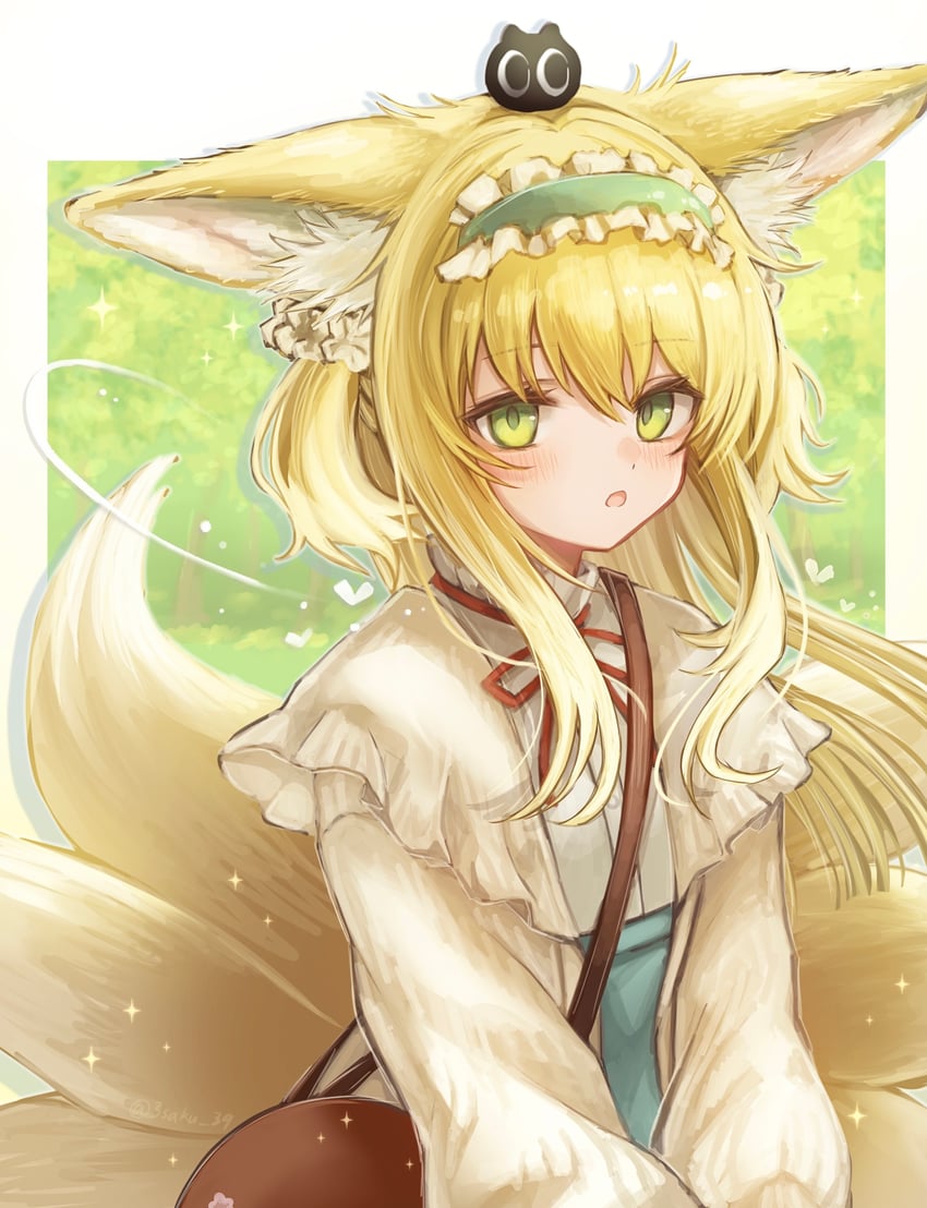 suzuran and heixiu (arknights and 1 more) drawn by 3_(sanyako1)