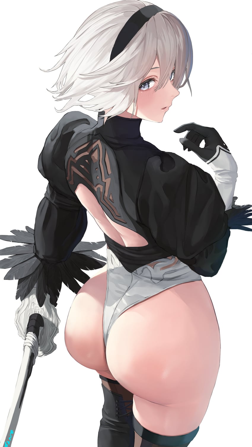 2b (nier and 1 more) drawn by asurada_yui