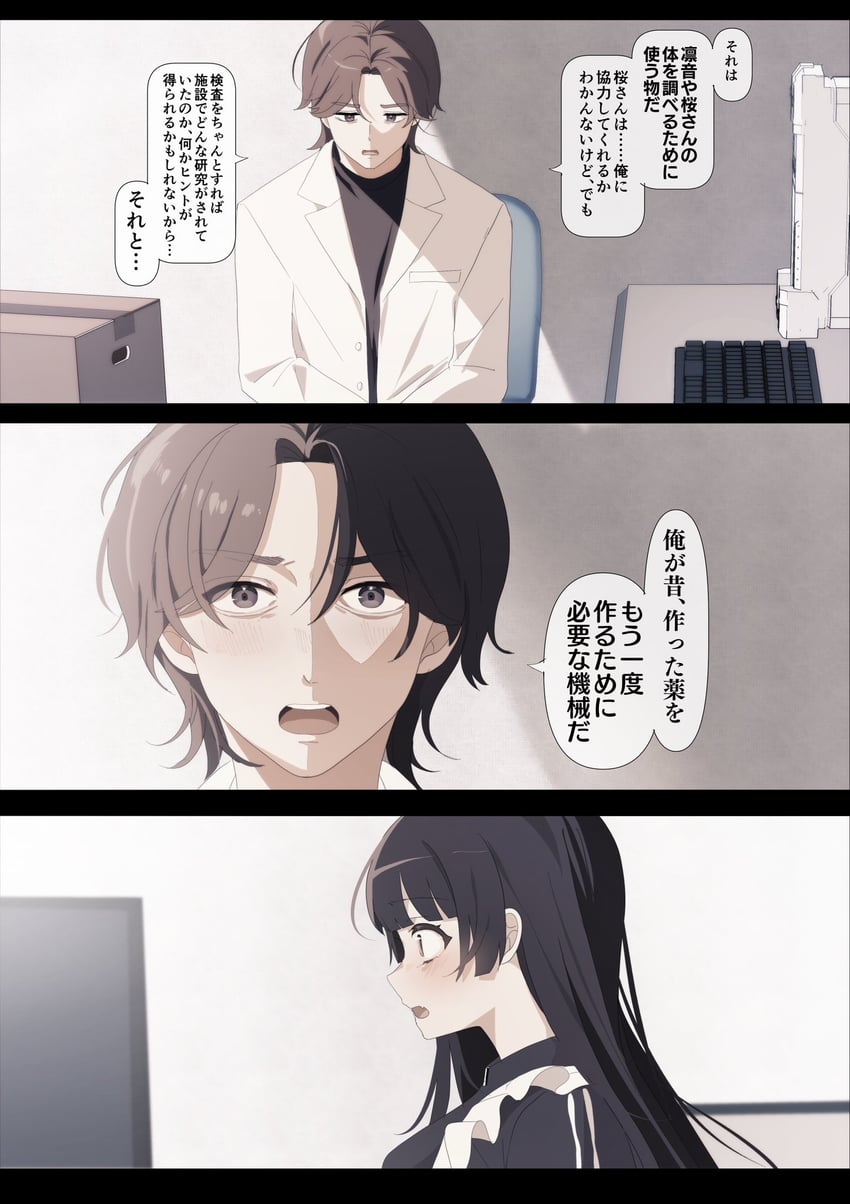 azumaya haruka and hiizumi rinne (sakura no sekai) drawn by tsuruse