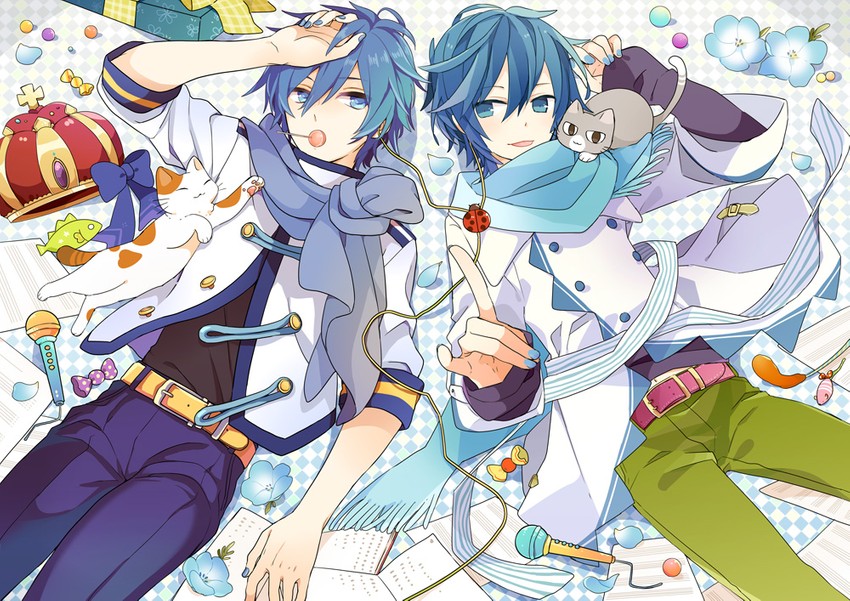 kaito (vocaloid) drawn by akiyoshi_(tama-pete) and yoshiki