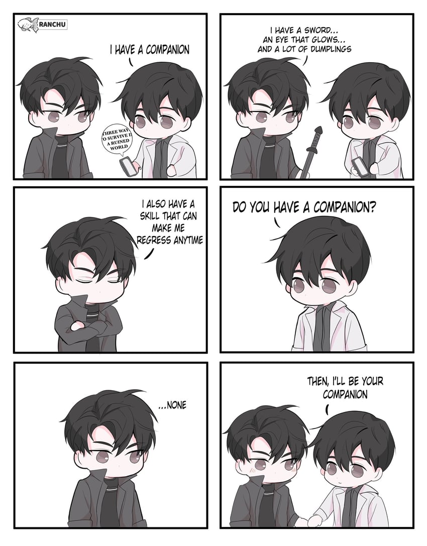 kim dokja and yoo joonghyuk (omniscient reader's viewpoint) drawn by raonbeam
