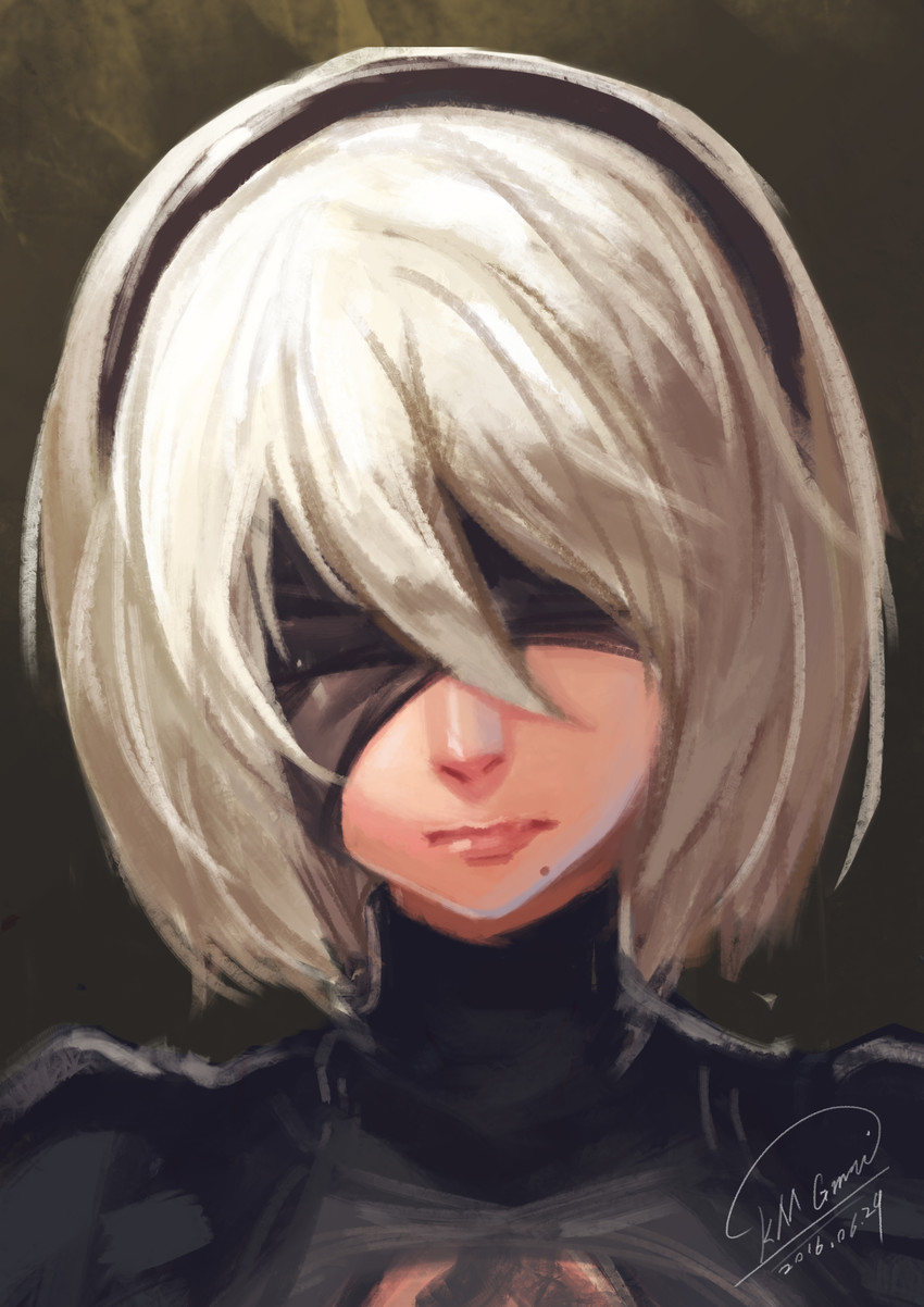 2b (nier and 1 more) drawn by shou_mai