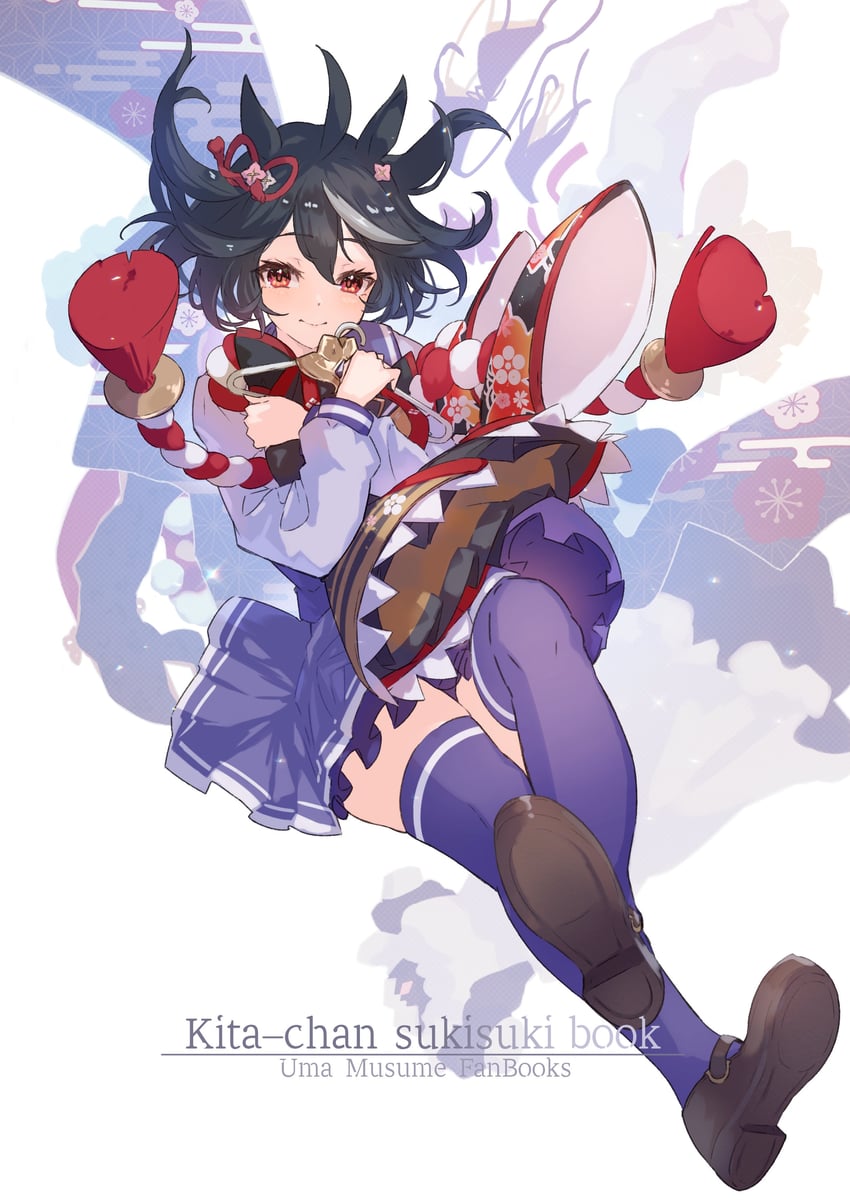 kitasan black (umamusume and 1 more) drawn by yakousei_a