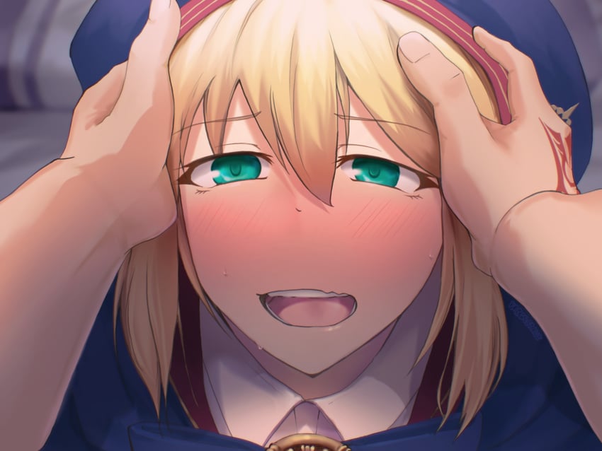 artoria pendragon, fujimaru ritsuka, and artoria caster (fate and 1 more) drawn by varbecrank