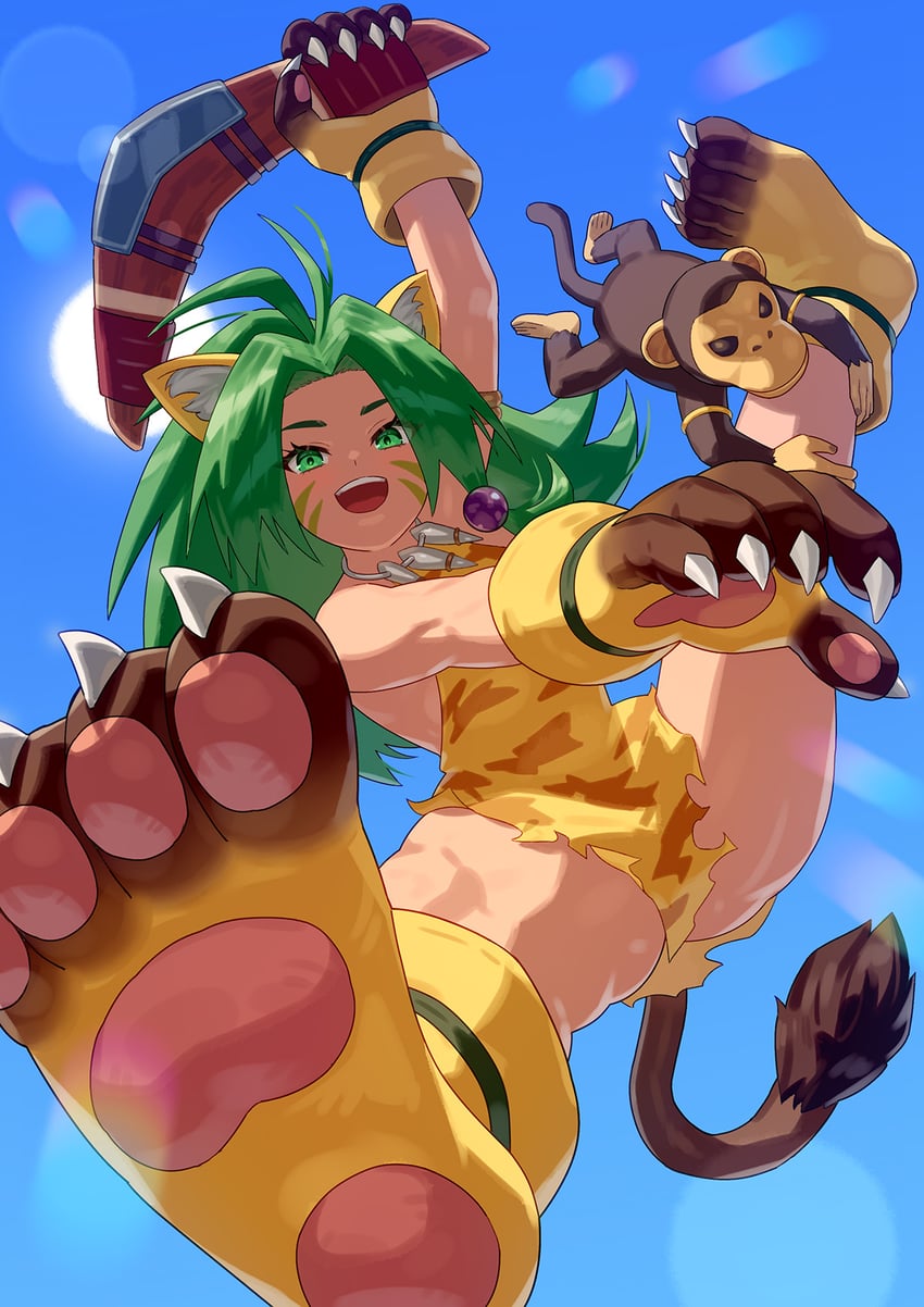 cham cham and paku paku (samurai spirits) drawn by yagi2013