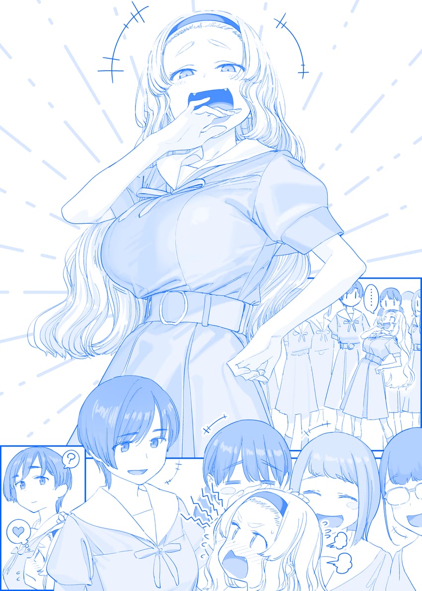ouji-sama and ojou-sama (getsuyoubi no tawawa) drawn by himura_kiseki