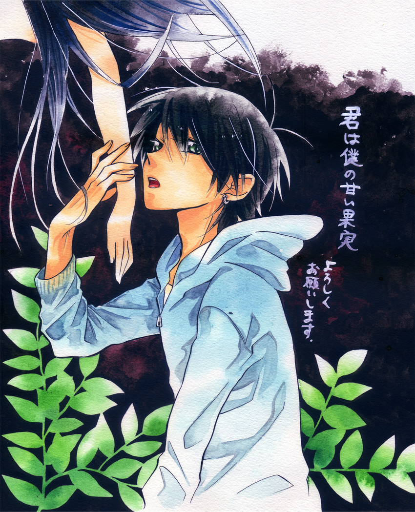 sanohara kai and ori (original and 1 more) drawn by urano_ritsu