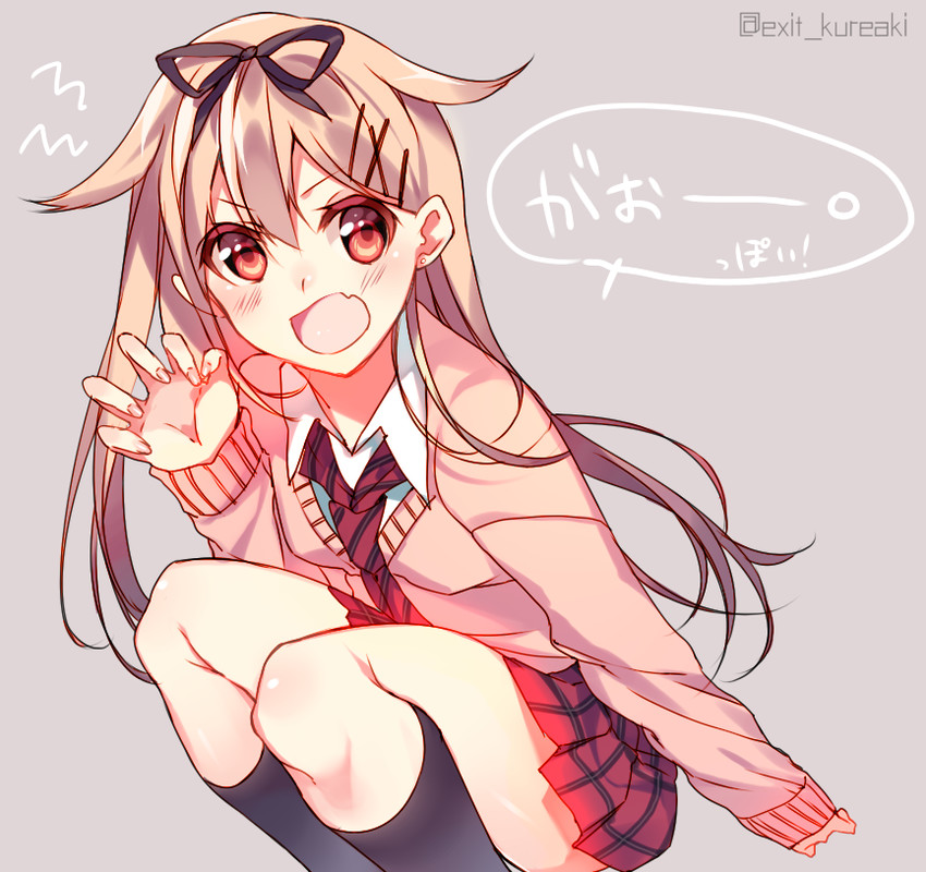 yuudachi and yuudachi kai ni (kantai collection) drawn by kureaki_(exit)