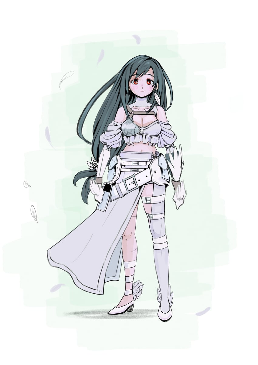 tifa lockhart (final fantasy and 2 more) drawn by hugo_artist