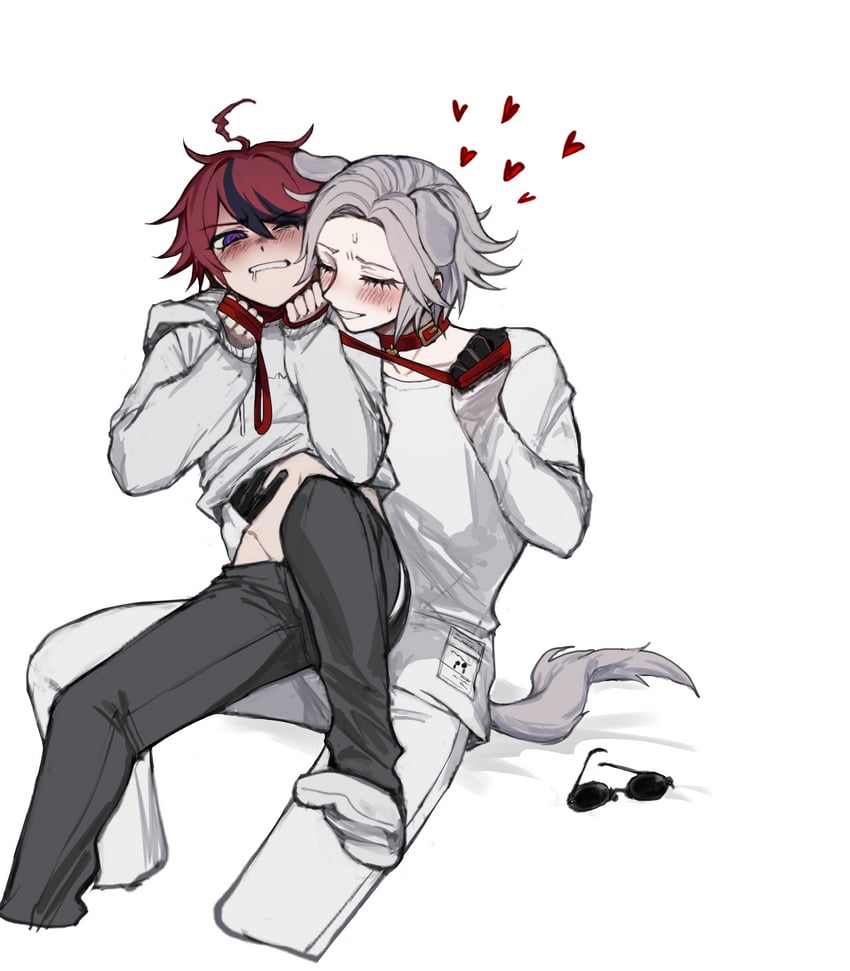 aotsuki eito and sumino takumi (the hundred line -last defense academy-) drawn by tsu_(lovesick1964)