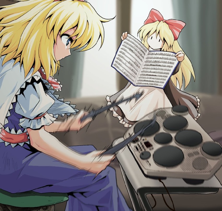 alice margatroid and shanghai doll (touhou) drawn by kamishima_kanon
