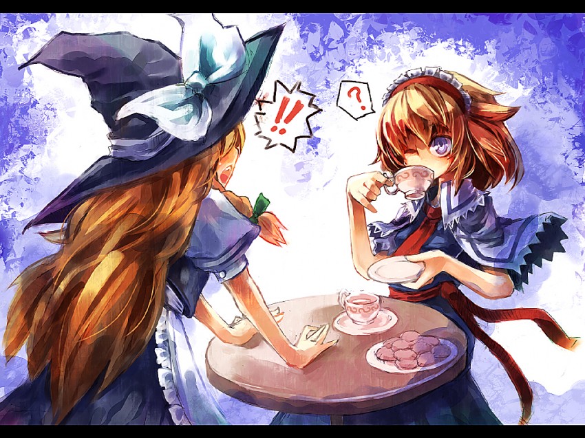 kirisame marisa and alice margatroid (touhou) drawn by ukyo_rst