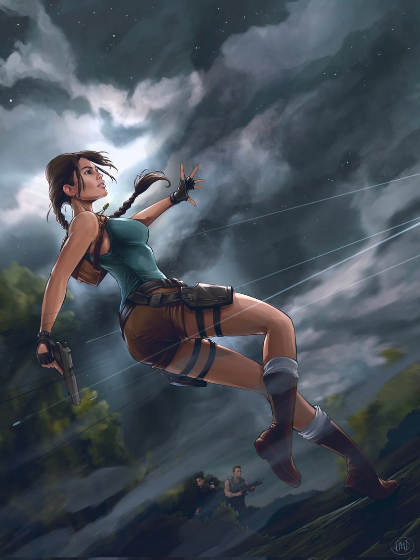 lara croft (tomb raider) drawn by illyne_cosplay