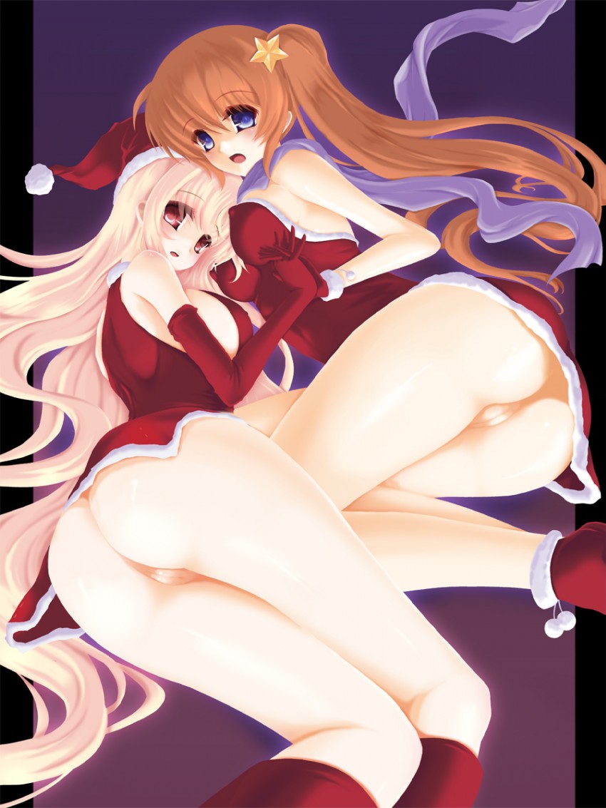 fate testarossa and takamachi nanoha (lyrical nanoha and 1 more) drawn by frapowa