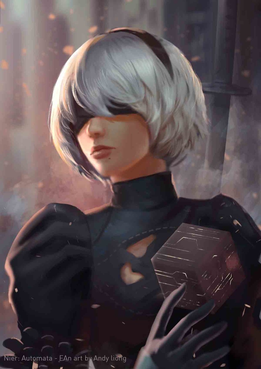 2b (nier and 1 more) drawn by andy_liong