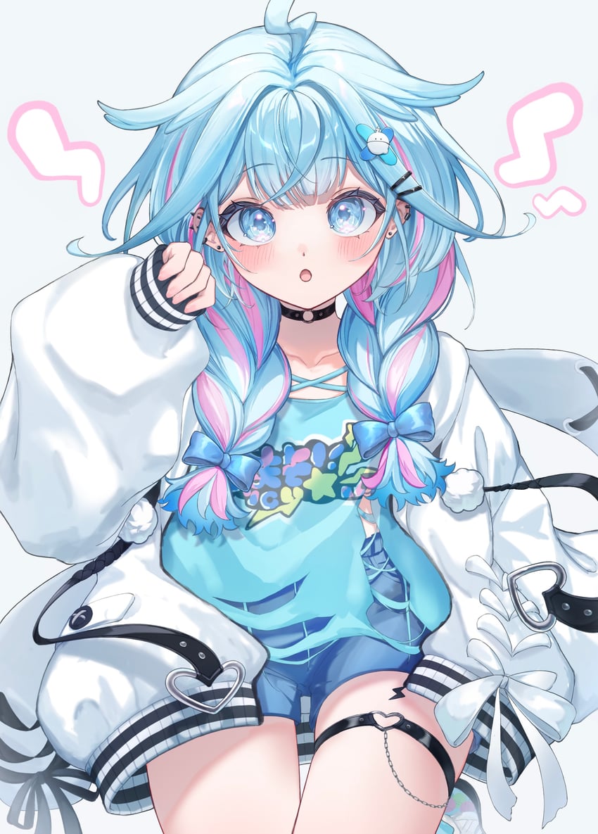 mizumiya su (hololive and 1 more) drawn by risu_(risuuu_q)