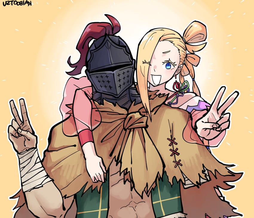aldebaran and medium o'connell (re:zero kara hajimeru isekai seikatsu) drawn by kaibootsu