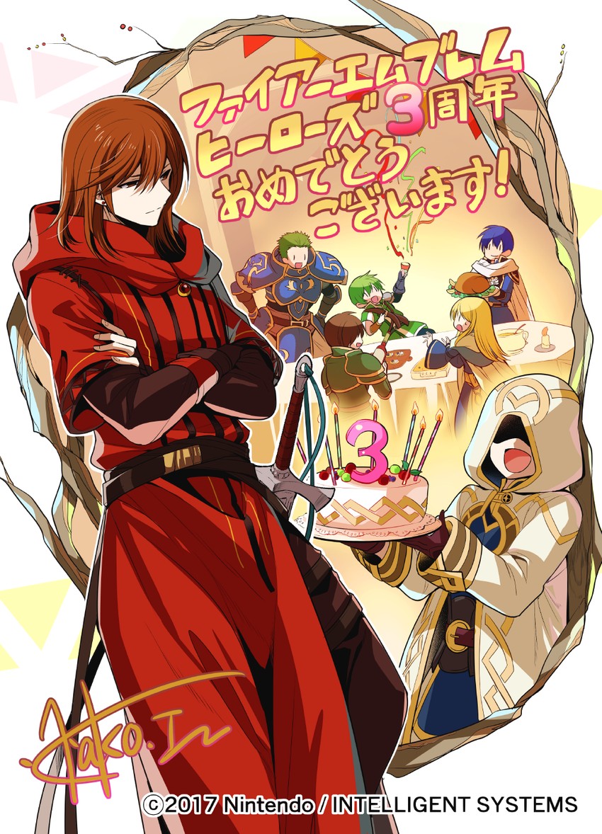 kiran, lucius, finn, gordin, rutger, and 2 more (fire emblem and 5 more) drawn by itagaki_hako