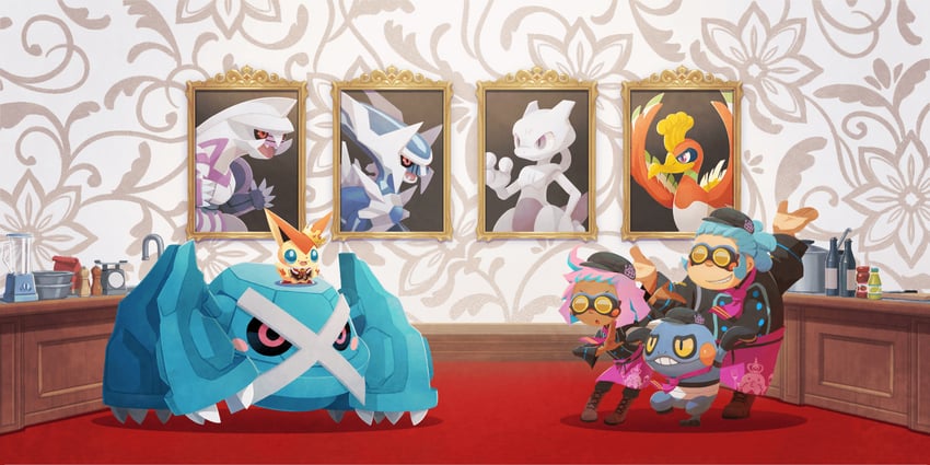 mewtwo, ho-oh, dialga, victini, palkia, and 4 more (pokemon and 1 more)
