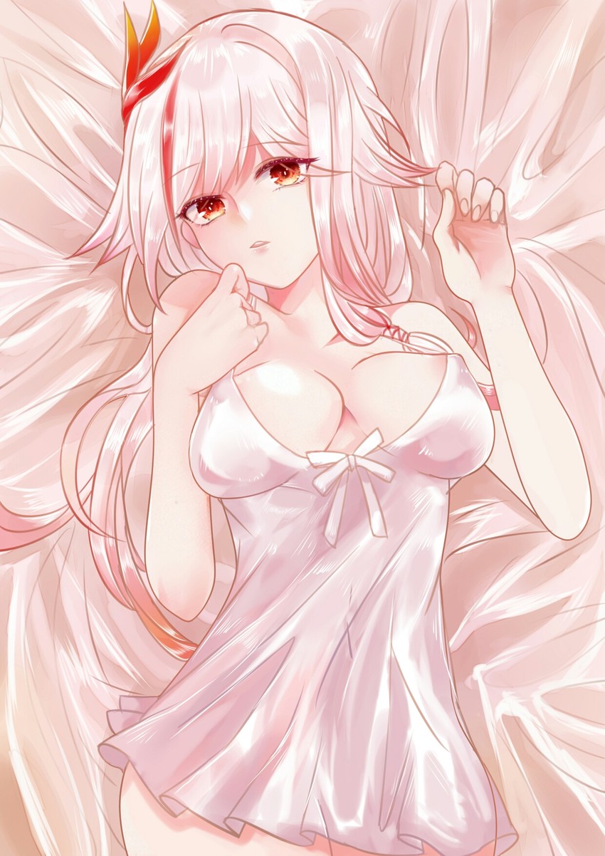 fu hua (honkai and 1 more) drawn by duwu_qian_xun_meng
