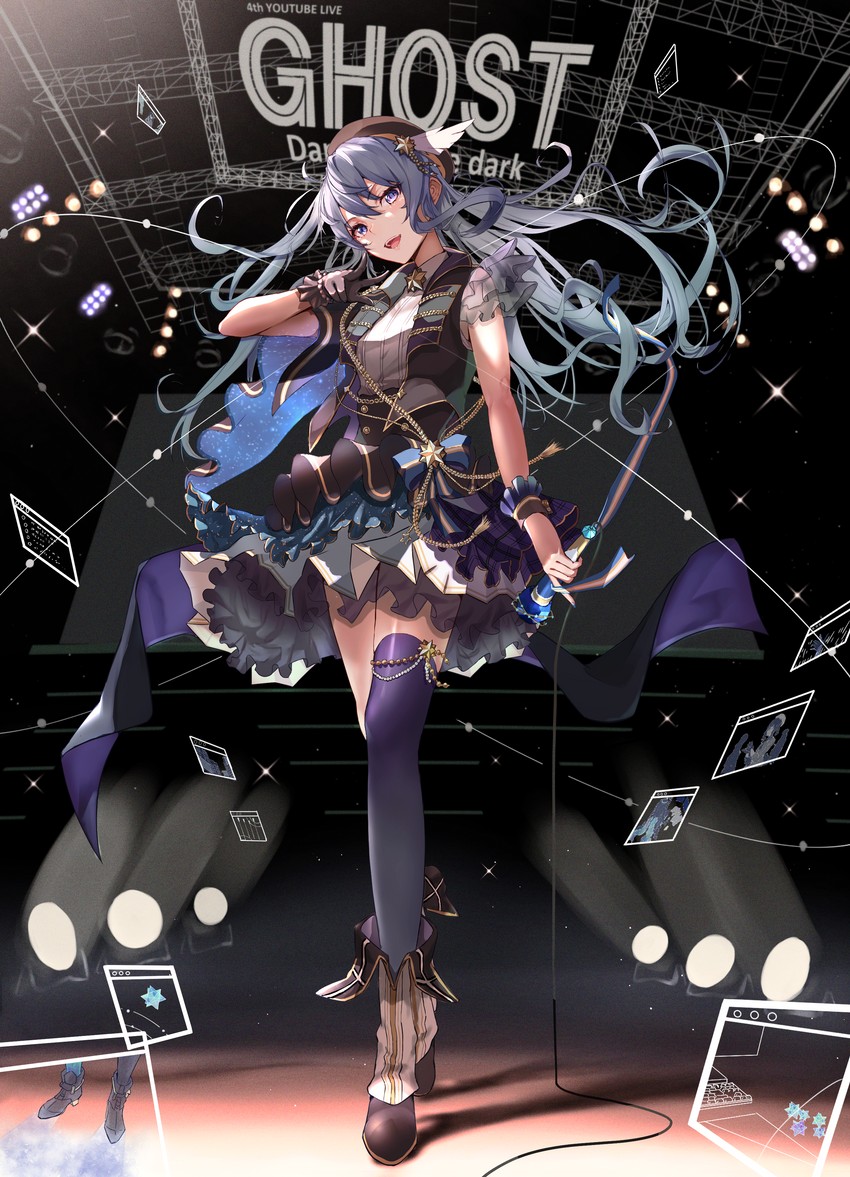 hoshimachi suisei (hololive and 1 more) drawn by mugiusagi