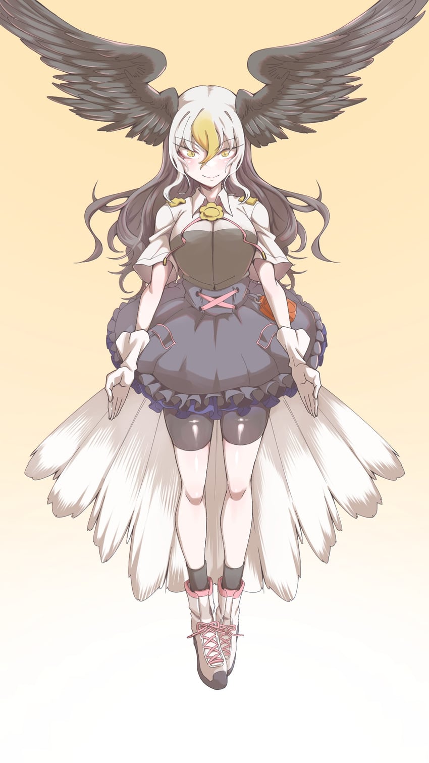 bald eagle (kemono friends and 1 more) drawn by gm_(ggommu)