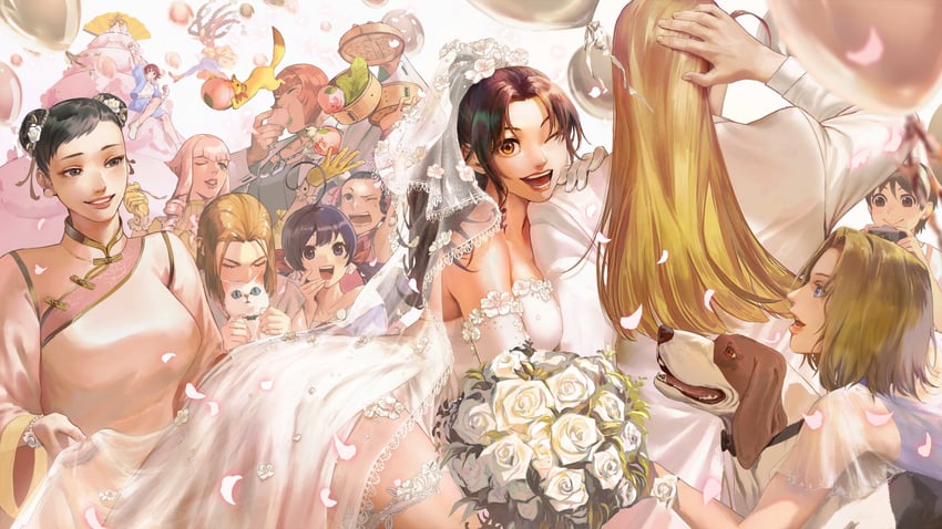 chun-li, cammy white, shiranui mai, kasugano sakura, blue mary, and 8 more (street fighter and 3 more)
