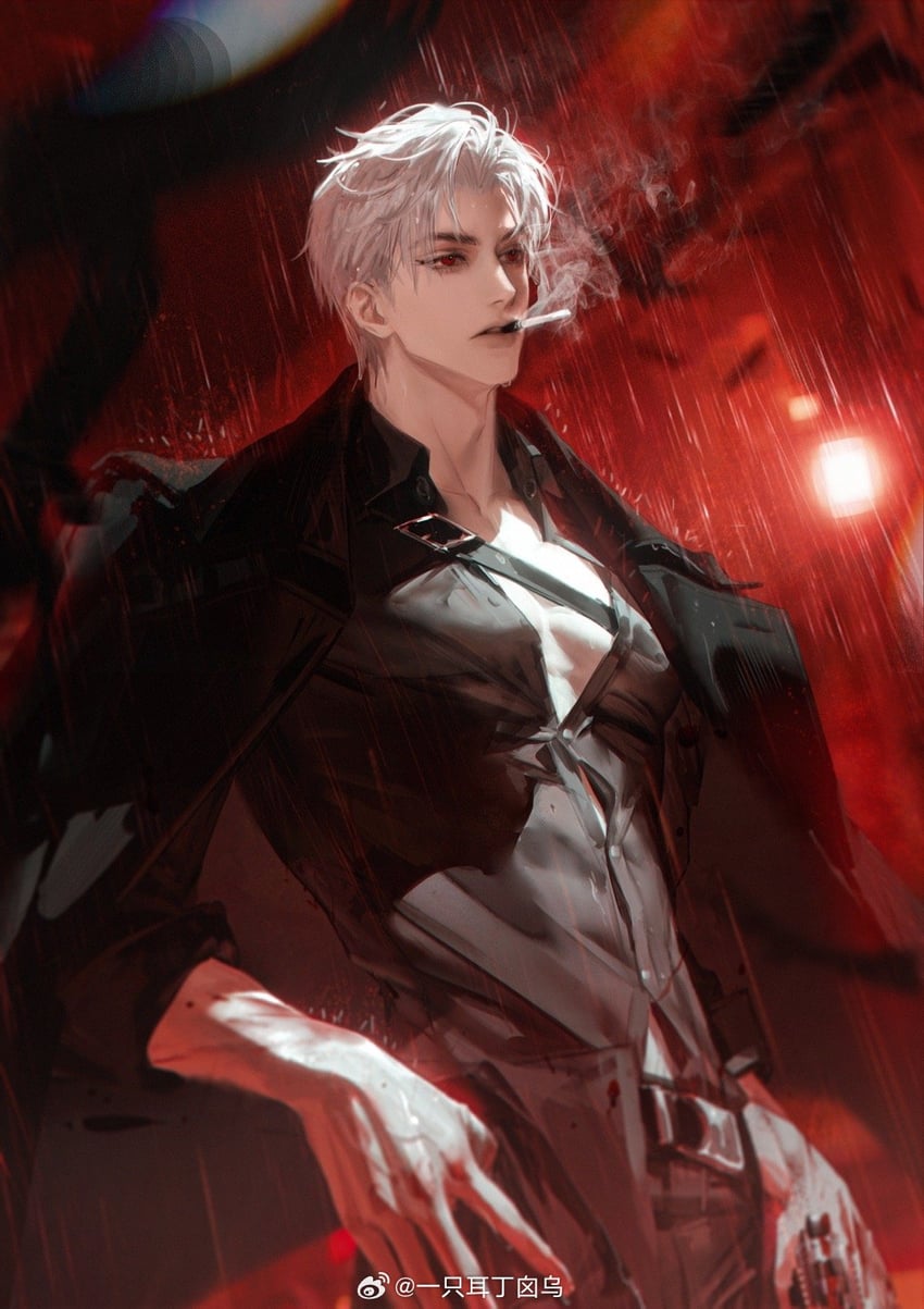 sylus (love and deepspace) drawn by yi_zhi_er_ding_xin_wu