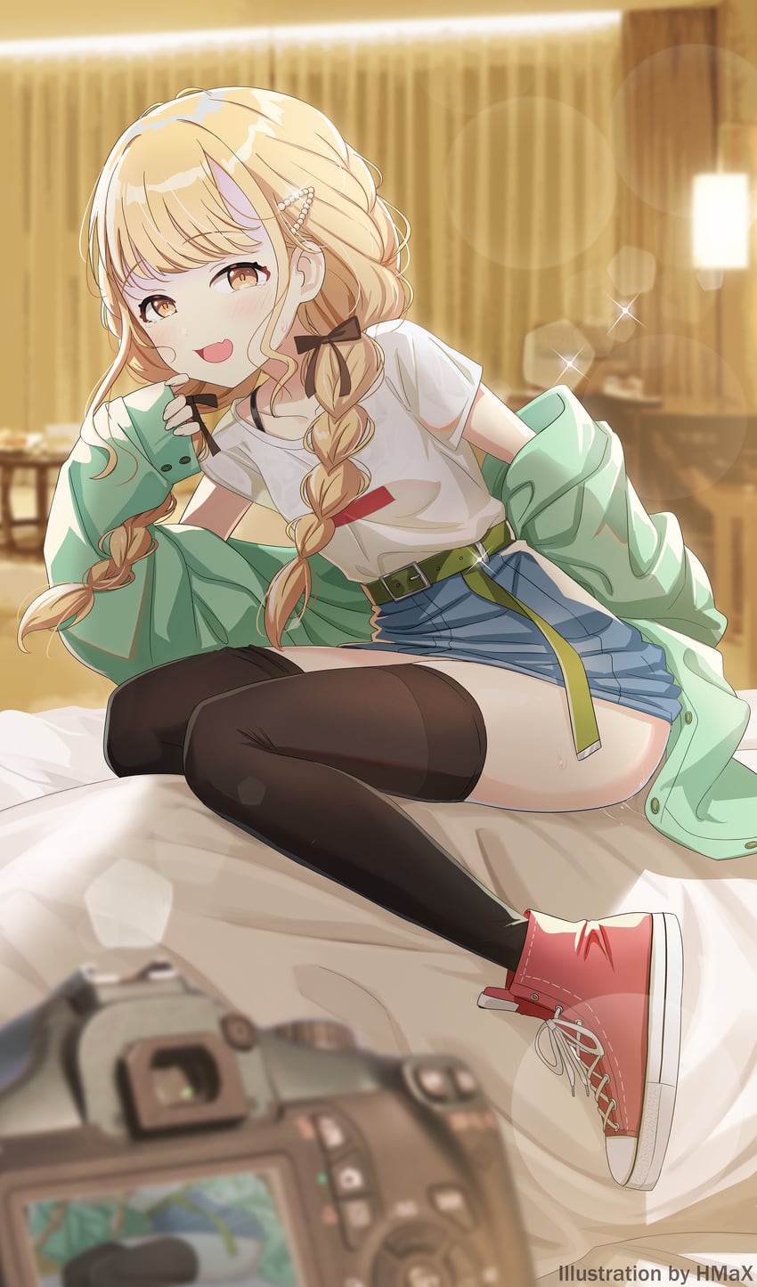 fujita kotone (idolmaster and 1 more) drawn by hmax