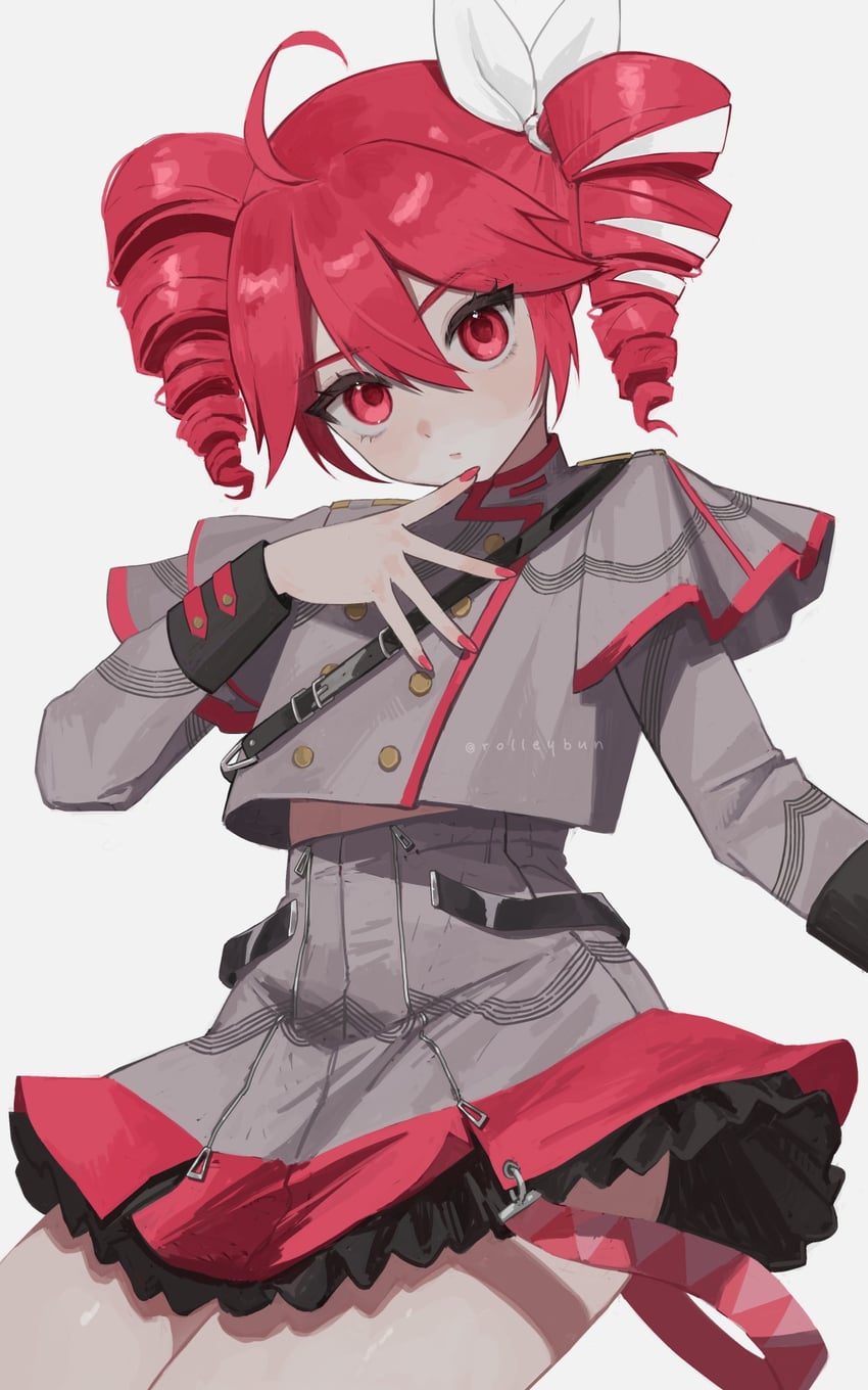 kasane teto (utau and 1 more) drawn by julie_(rolleybun)