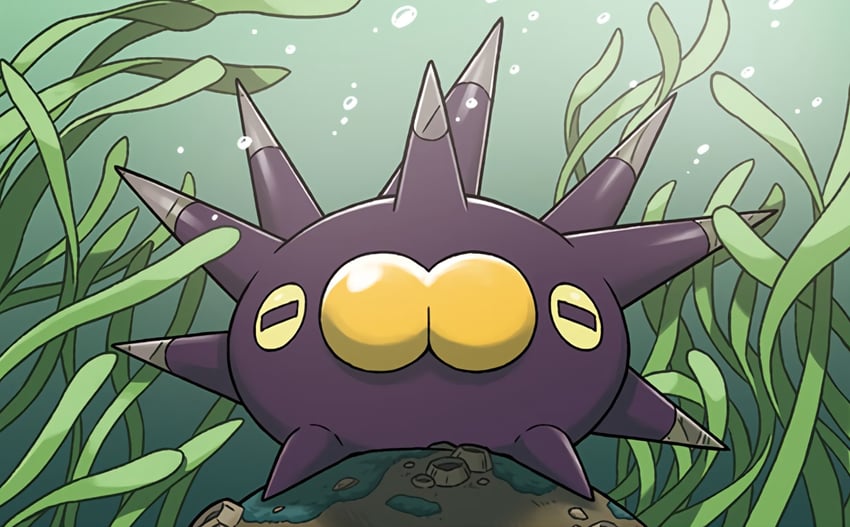 pincurchin (pokemon and 1 more) drawn by komayama_akira