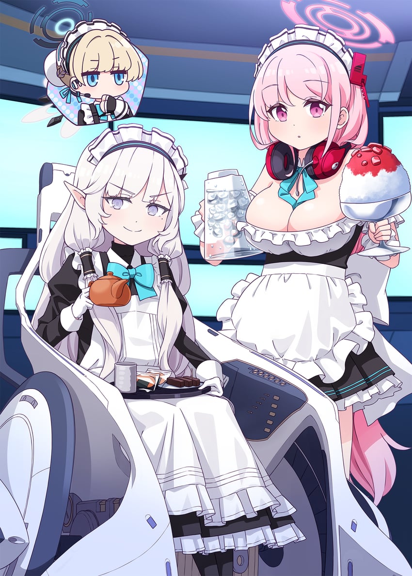 toki, himari, and eimi (blue archive) drawn by harada_(sansei_rain)