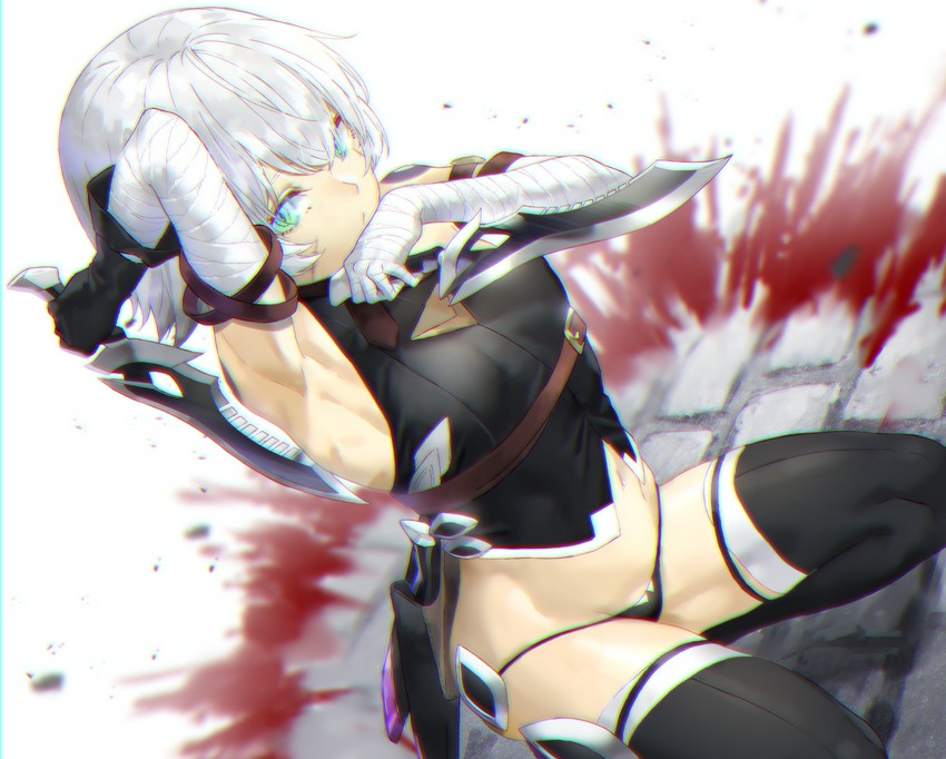 jack the ripper (fate and 1 more) drawn by giji_(gishi2186)