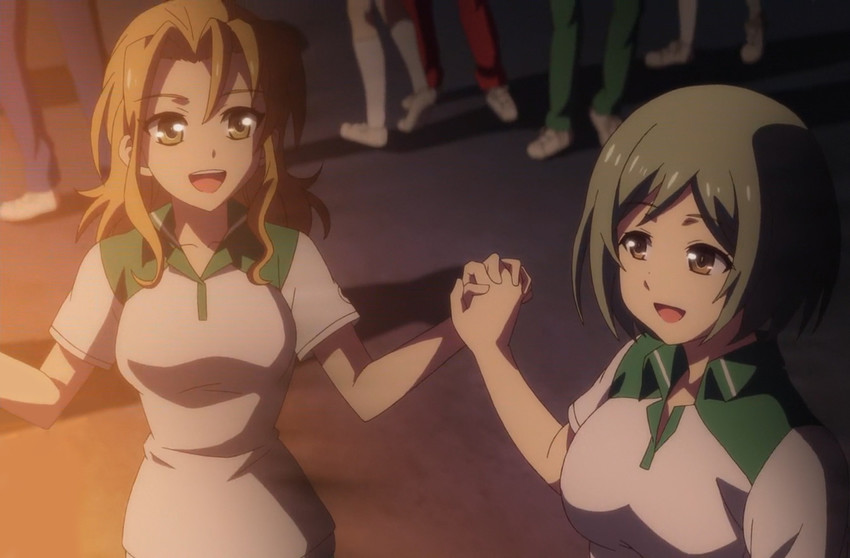 sakaki chika and aikawa shiho (shinmai maou no testament and 1 more)