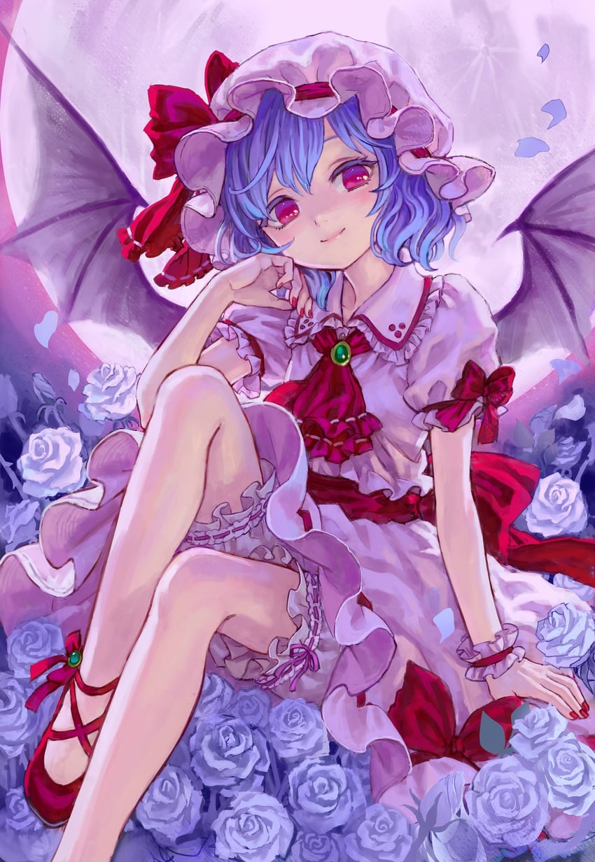 remilia scarlet (touhou and 1 more) drawn by ama-tou